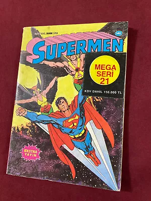 Buy SUPERMAN #140 Turkish Comics RARE 1980s DC Comics Turkish Variant Cover • 19.98£