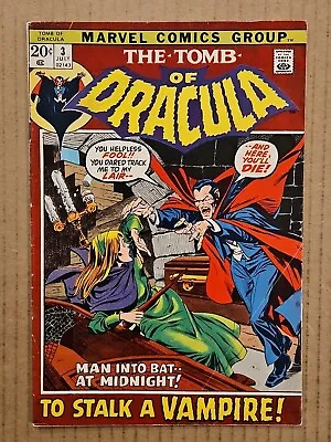 Buy Tomb Of Dracula #3 1st Rachel Van Helsing Mavel 1972 FN- • 19.82£