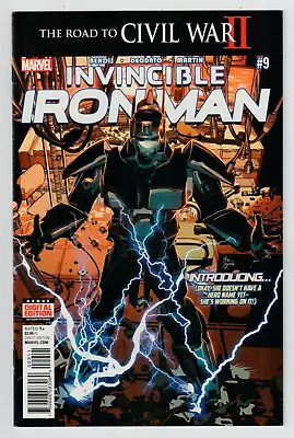 Buy INVINCIBLE IRON MAN #9 1st Print 1st Full App. Riri Williams 2016 Marvel Comics • 23.62£