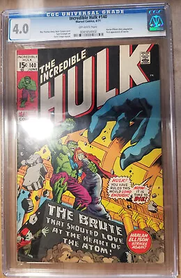 Buy Incredible Hulk #140 CGC 4.0 • 63.96£