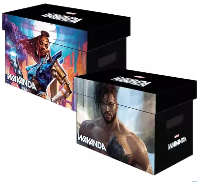 Buy WAKANDA (BLACK PANTHER) Printed Comic Short Box Storage Marvel LOT OF 5 NEW • 96.29£