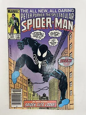 Buy Spectacular Spider-Man #107 Newsstand 1st App Of Sin-Eater Buckler 1976 Marvel • 7.90£