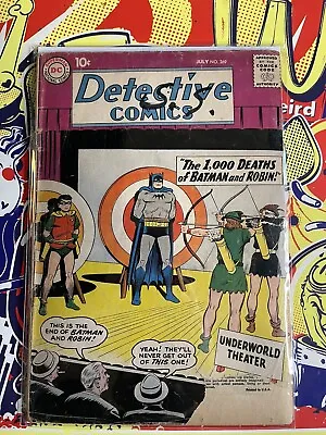 Buy Detective Comics #269  July 1959  Batman (Ripped Corner And Written On) • 31.98£