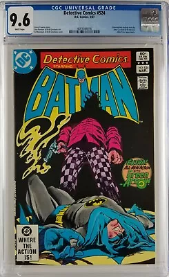 Buy Detective Comics #524 Cgc 9.6 White 1983 Killer Croc • 98.83£