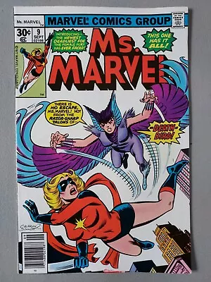 Buy Ms Marvel #9 - 1st Appearance Of Deathbird (1977) Marvel 50% Sale See Below • 14.23£