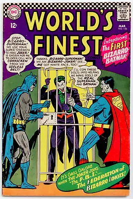 Buy World's Finest #156 FN- 5.5  1st Bizarro Batman, Bizarro Superman, Joker Cover • 48.17£