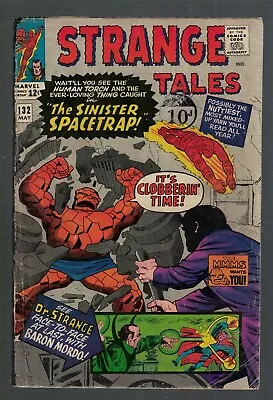 Buy Marvel Comics Strange Tales 132 VG 4.0 Clobbering Tim Thing 1965 • 19.99£