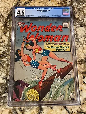 Buy Wonder Woman #98 Cgc 4.5 Ow/wh Pages 1st Silver Age Wonder Woman Huge Key Invest • 1,578.26£