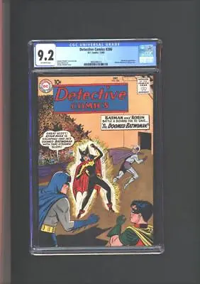 Buy Detective Comics #286 CGC 9.2 Batwoman App. Martian Manhunter Backup Story 1960 • 1,066.39£