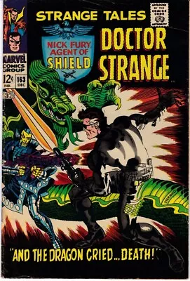Buy STRANGE TALES: DR. STRANGE/NICK FURY #163. Marvel Comics 1967. • 10£