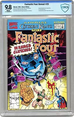 Buy Fantastic Four Annual #25 CBCS 9.8 1992 21-34264BD-014 • 47.97£