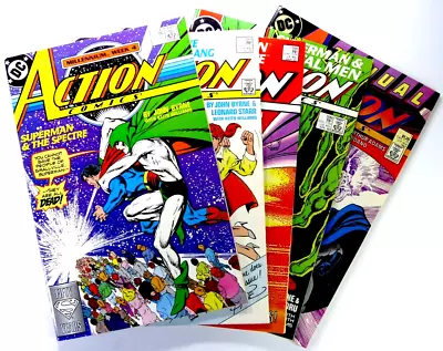 Buy DC Action Comics SUPERMAN 1987-88 #596 597 598 599 +Ann 1 VF/NM To NM Ships FREE • 22.38£