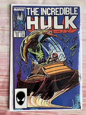 Buy The Incredible Hulk 331 VF+/NM Marvel 1987 1st Smart Grey Hulk Todd Mcfarlane • 7.88£