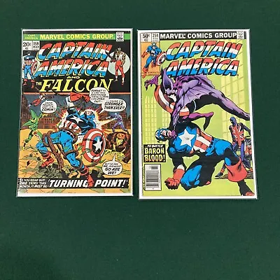 Buy Captain America #159 And #254, 1972, 1981, Falcon, Union Jack, KEY, 1st App* • 19£
