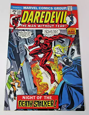 Buy Daredevil #115 1974 [VF] Hulk 181 Ad Marvel Value Stamp MVS High Grade • 57.90£