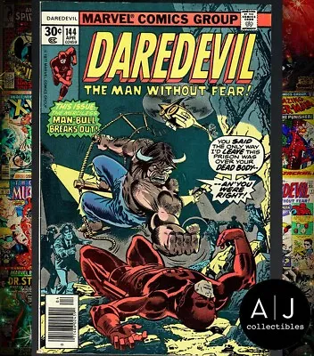 Buy Daredevil #144 VF- 7.5 1977 Marvel • 6.32£