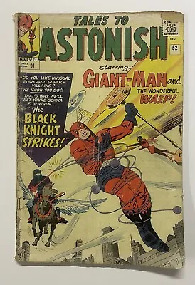 Buy Tales To Astonish #52. Feb 1964. Marvel. G. 1st App Of Black Knight! Uk Price! • 30£