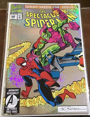 Buy SPECTACULAR SPIDER-MAN #200 Giant Size (May 1993) Foil - Death Of Harry Osborne • 6.32£