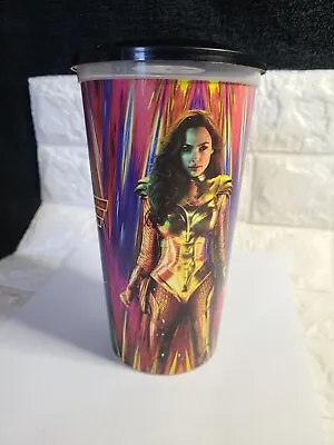 Buy Wonder Women Cinema 44 Oz Plastic Cup WW84 Starring Gal Gadot • 4.99£