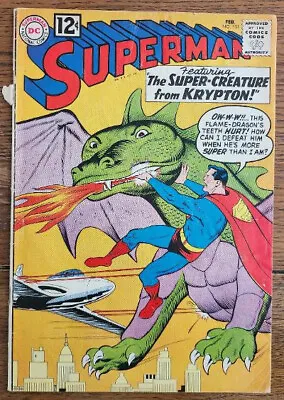 Buy Superman #151 DC Comics 1962 Feat. Super-Creature From Krypton! - VG • 10.27£