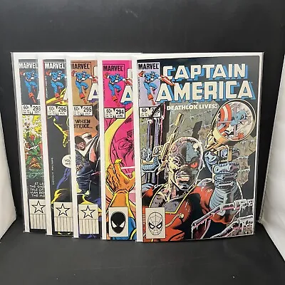 Buy Captain America Lot Of 5 #’s 286 294 295 296 & 298 Marvel Comics. (B11)(13) • 14.18£