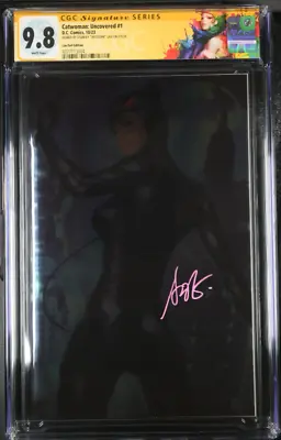 Buy Catwoman: Uncovered #1 🔥Signed Stanley Artgerm Lau Foil Variant 🔥 CGC SS 9.8 • 119.46£