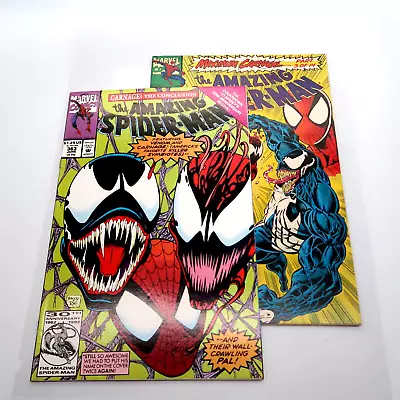 Buy Marvel Comics Amazing Spiderman Venom  Carnage Lot Issue #363 & #378 Key Issue • 15.88£