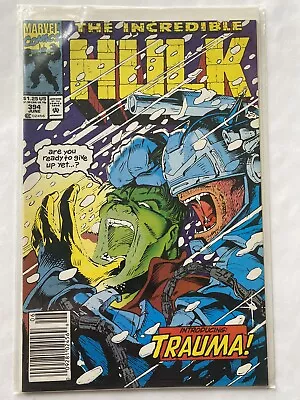 Buy Incredible Hulk 394  Marvel Comics 1992  VF / NM  8.5 - 9.0  1st App Trauma • 6.31£