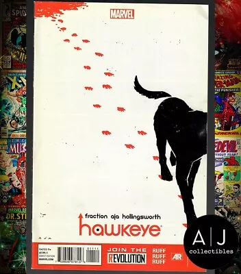 Buy Hawkeye #11 Marvel 2013 1st Print Lucky The Pizza Dog Solo Story VG/FN 5.0 • 4.45£