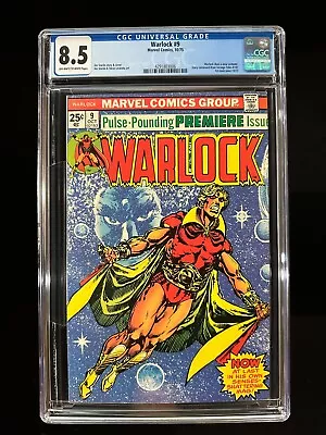 Buy Warlock #9 CGC 8.5 (1975) - Warlock Dons New Costume - From Strange Tales #181 • 47.96£