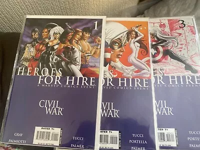Buy Heroes For Hire Volume 1 - 3 Civil War Tp New Marvel • 20£