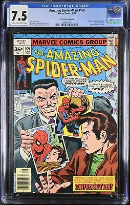 Buy Marvel Comics Amazing Spider-Man #169 CGC 7.5 Stan Lee Cameo Frank Miller Letter • 292.11£