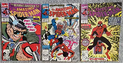 Buy 3x Amazing Spider-man Issue # 339, 340 & 341 1990 Originals • 6£