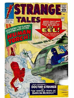 Buy Marvel Strange Tales  # 117.  Feb.  1964.  Jack Kirby-cover. Vg/fn.. Human Torch • 15£