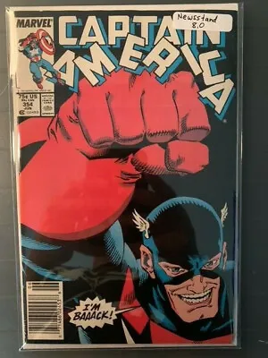 Buy Captain America #354 VF 8.0 Newsstand! 1st Appearance John Walker! • 55.97£
