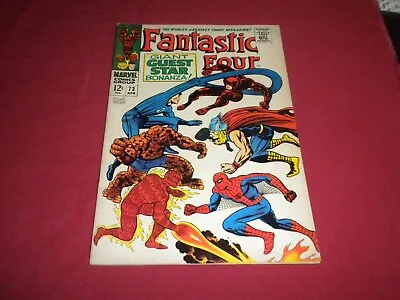 Buy BX2 Fantastic Four #73 Marvel 1968 Comic 6.0 Silver Age MORE NICE FF IN STORE! • 42.16£