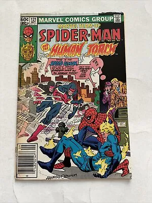 Buy Marvel Team-Up Spider-Man Human Torch #121 Marvel Comics 1982 Comic • 3.79£