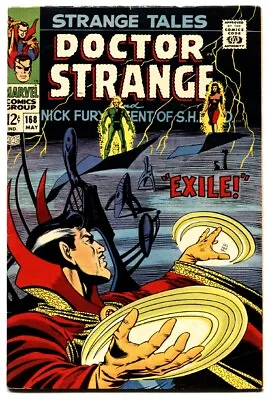 Buy STRANGE TALES #168-comic Book DR. STRANGE-NICK FURY-STERANKO ART Vf- • 69.73£