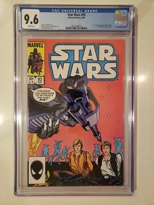 Buy Star Wars 93 CGC 9.6 Marvel Comics 1985 • 39.37£