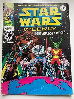 Buy Star Wars Weekly, No.16 Vintage Marvel Comics UK • 2.95£