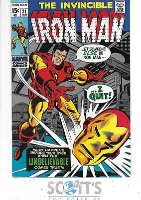 Buy Iron Man  #21  Vf • 40£