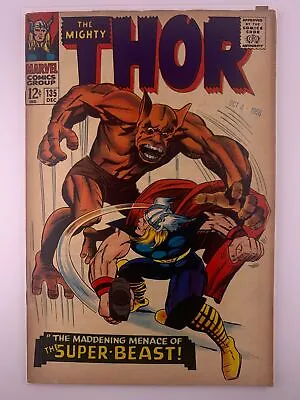 Buy Thor #135 High Evolutionary Origin - Fine+ 6.5 - Nice Tanning On Edges • 15.80£