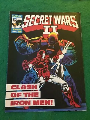 Buy Secret Wars 2 1986 UK Marvel No 53 Cool Iron Man Cover • 4£