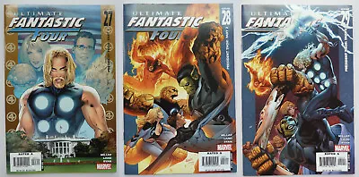Buy Ultimate Fantastic Four #27 To 29 President Thor 3 Comic Arc Marvel 2006 VF+ 8.5 • 8.99£