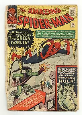 Buy Amazing Spider-Man #14 FR/GD 1.5 1964 1st App. Green Goblin • 679.59£
