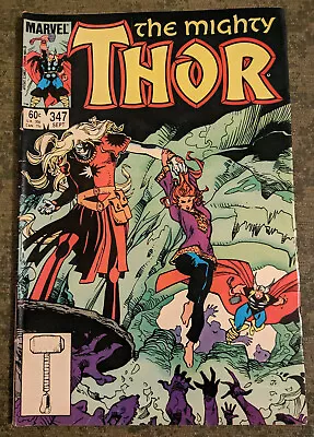 Buy The Mighty Thor #347 - Comic Book - Original 1st Printing - 1984 • 6.39£