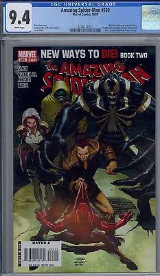 Buy Amazing Spider-man #569 Cgc 9.4 1st Anti-venom • 75.19£