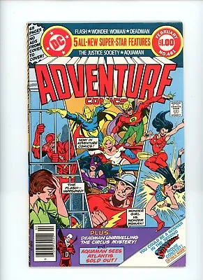 Buy 1979 DC,   Adventure Comics   # 461, 1st Justice Society Appearance, VF, BX47 • 27.63£