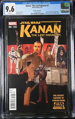 Buy Kanan The Last Padawan #1 ~ 1:25 Plunkett Variant 1st Bridger/Wren ~ CGC 9.6 WP • 295£