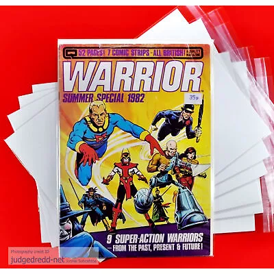 Buy Warrior Magazine Summer Special 1982 Rare Comic UK + Bag And Board (Lot 672 ) • 16.19£